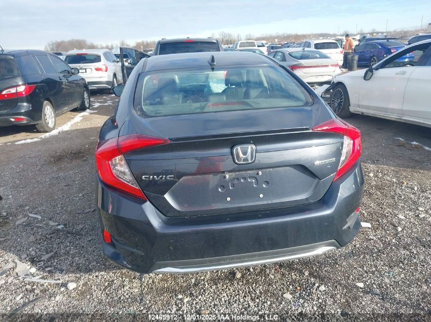 2019 Honda Civic Touring VIN: 2HGFC1F92KH100131 Lot: 12465912
