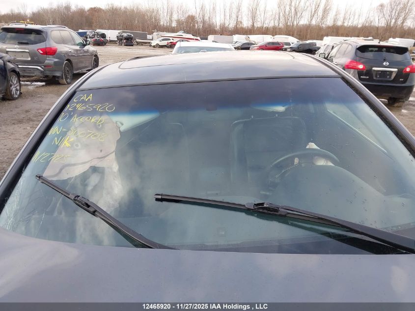 2010 Honda Accord Ex-L VIN: 1HGCS1B83AA800708 Lot: 12465920