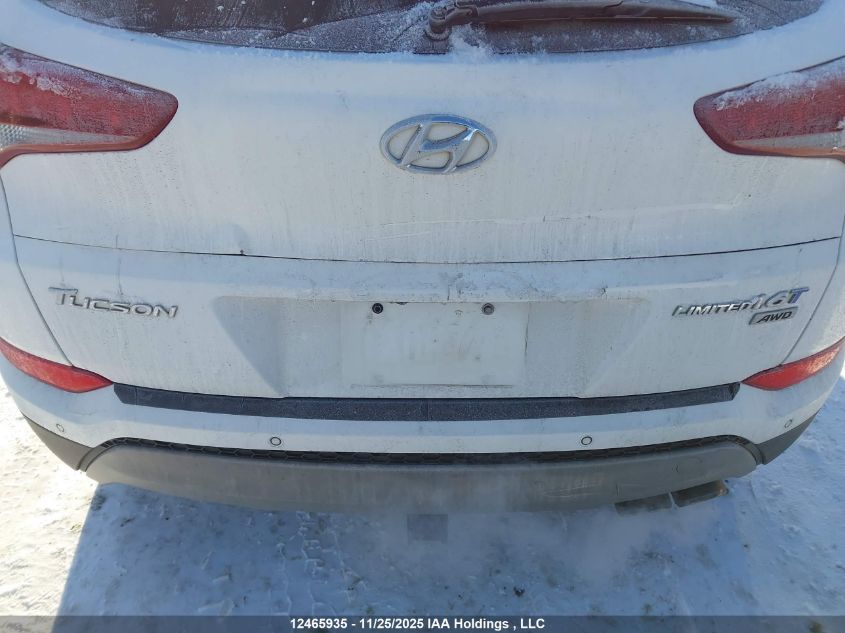 2017 Hyundai Tucson Limited/Sport And Eco/Se VIN: KM8J3CA23HU415701 Lot: 12465935