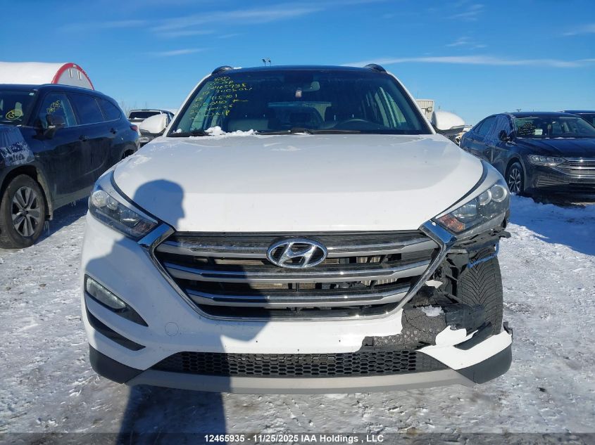 2017 Hyundai Tucson Limited/Sport And Eco/Se VIN: KM8J3CA23HU415701 Lot: 12465935