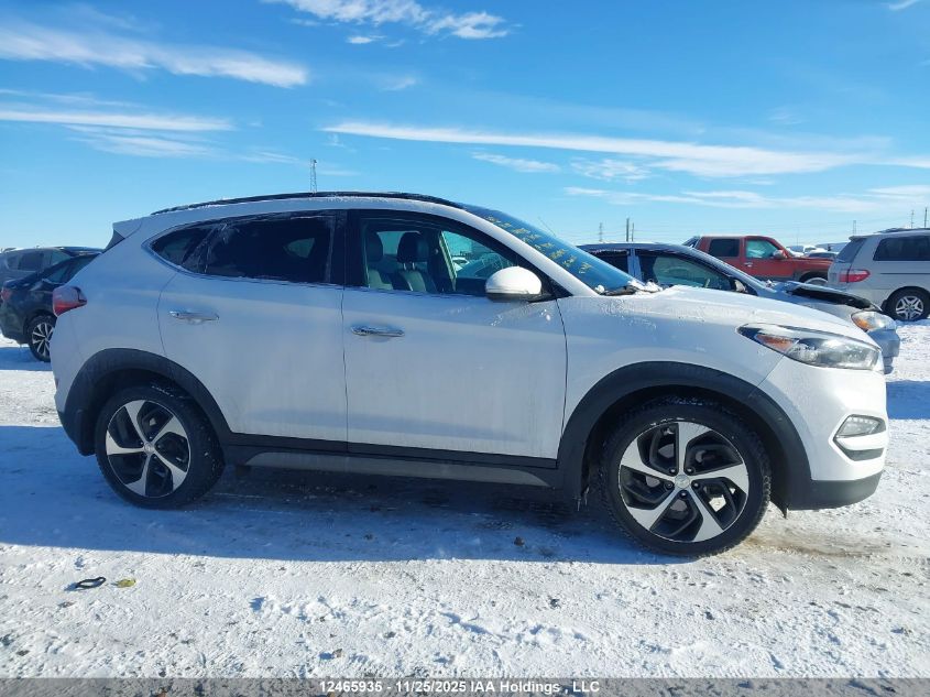 2017 Hyundai Tucson Limited/Sport And Eco/Se VIN: KM8J3CA23HU415701 Lot: 12465935