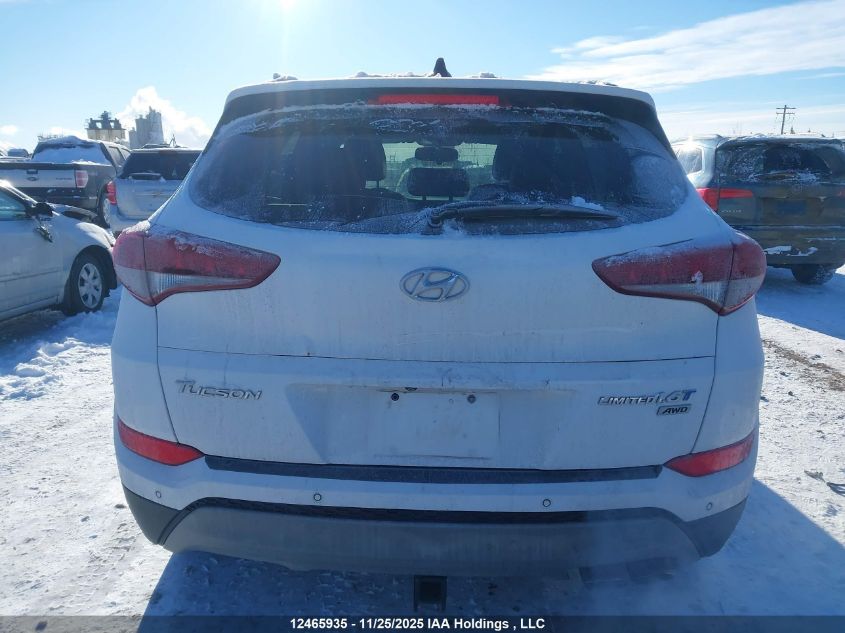 2017 Hyundai Tucson Limited/Sport And Eco/Se VIN: KM8J3CA23HU415701 Lot: 12465935