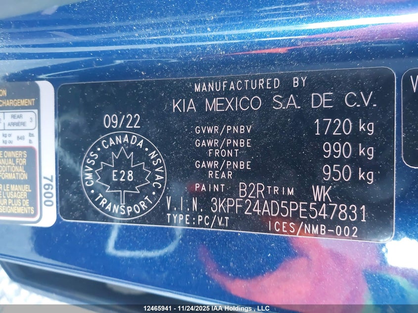 3KPF24AD5PE547831 2023 KIA FORTE photo no. 18