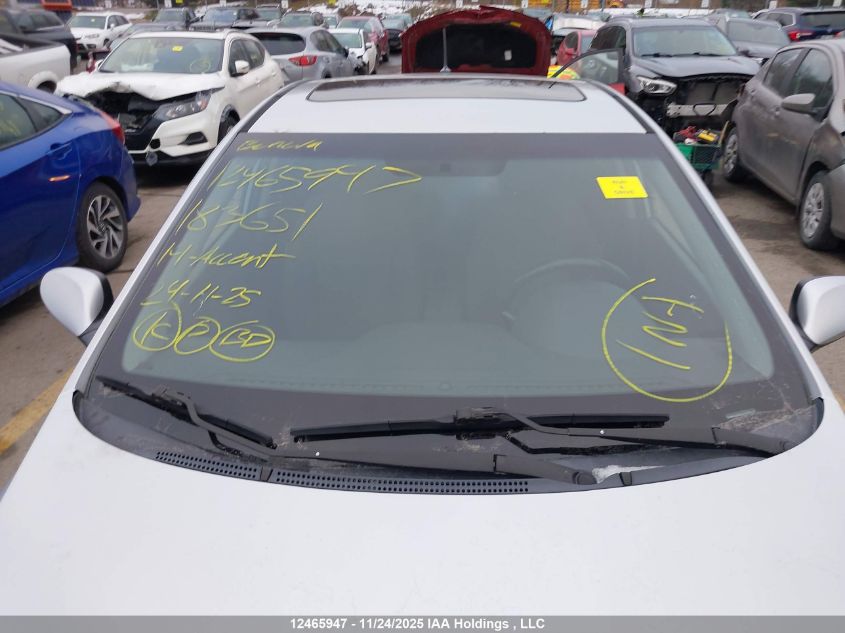 2014 Hyundai Accent Gls VIN: KMHCU5AE4EU183651 Lot: 12465947