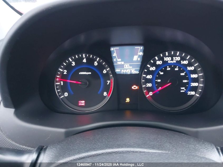 2014 Hyundai Accent Gls VIN: KMHCU5AE4EU183651 Lot: 12465947