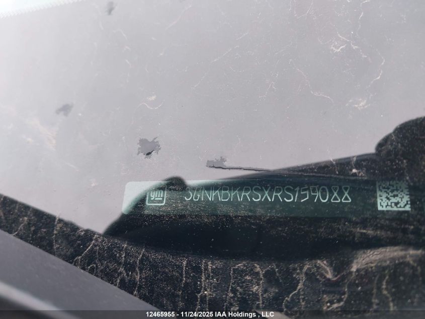 2024 Chevrolet Blazer Rs VIN: 3GNKBKRSXRS159088 Lot: 12465955