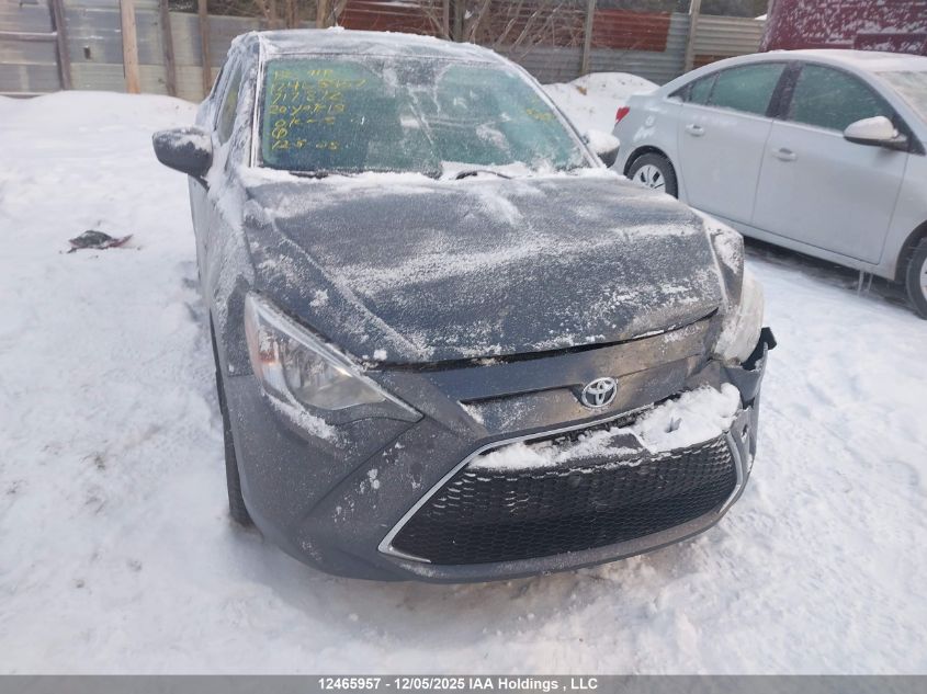 2020 Toyota Yaris VIN: 3MYDLBJVXLY717872 Lot: 12465957