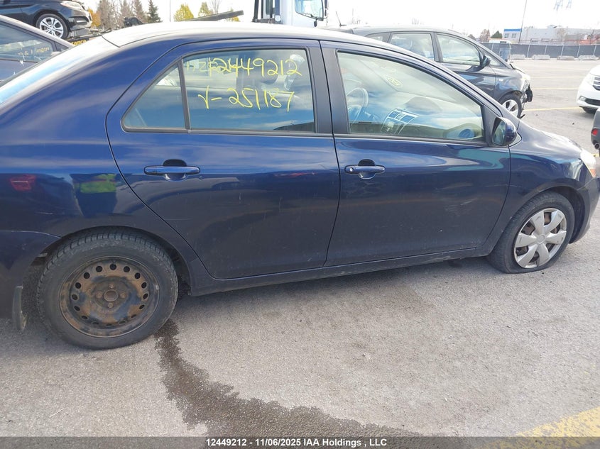 2008 Toyota Yaris VIN: JTDBT923X81251187 Lot: 12449212X