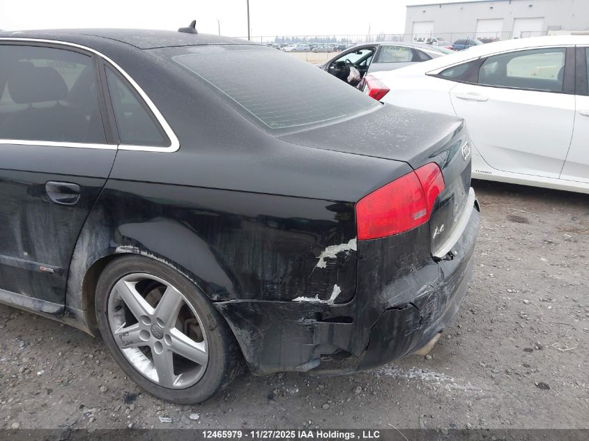 2008 Audi A4 3.2 VIN: WAUDH68E28A166424 Lot: 12465979