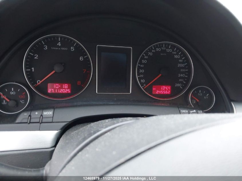 2008 Audi A4 3.2 VIN: WAUDH68E28A166424 Lot: 12465979