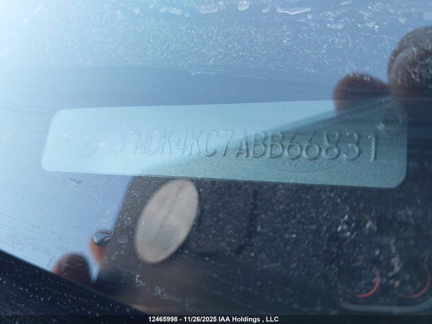 2010 Ford Edge Limited VIN: 2FMDK4KC7ABB66831 Lot: 12465998