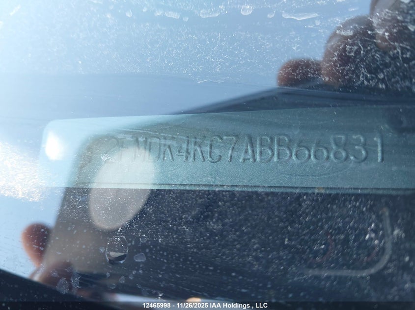 2010 Ford Edge Limited VIN: 2FMDK4KC7ABB66831 Lot: 12465998