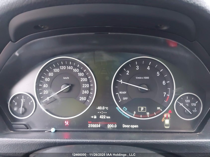 2012 BMW 320I VIN: WBA3B1C55CFX99535 Lot: 12466000