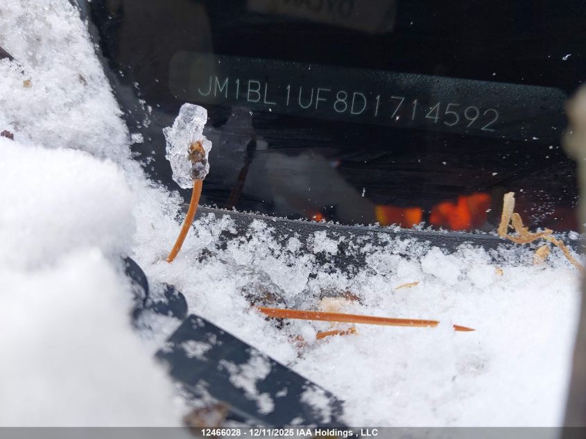 2013 Mazda Mazda3 Gx VIN: JM1BL1UF8D1714592 Lot: 12466028