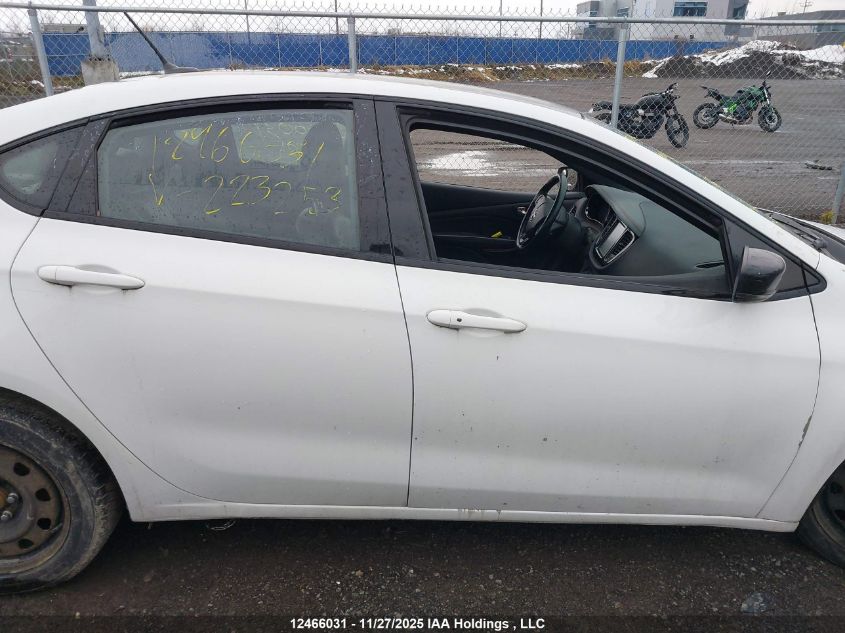 2015 Dodge Dart VIN: 1C3CDFEB7FD223253 Lot: 12466031