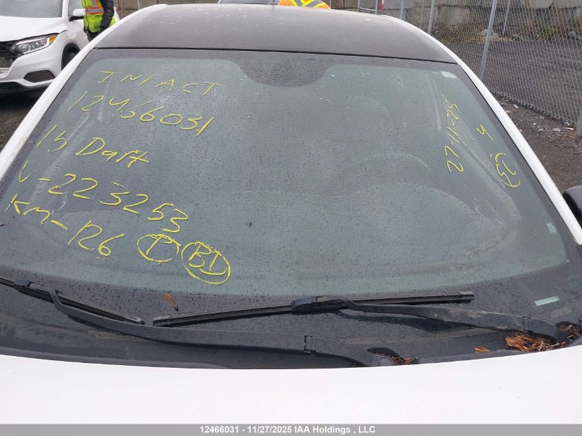 2015 Dodge Dart VIN: 1C3CDFEB7FD223253 Lot: 12466031