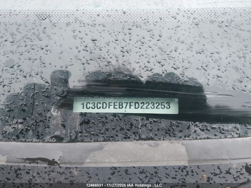 2015 Dodge Dart VIN: 1C3CDFEB7FD223253 Lot: 12466031