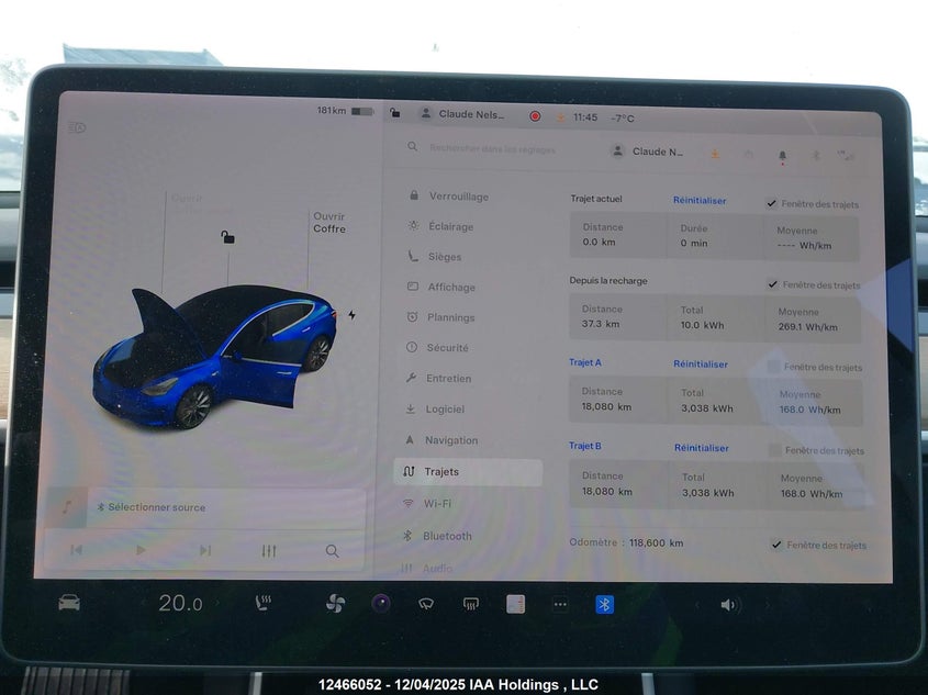 5YJ3E1EB1JF111108 2018 TESLA MODEL 3 photo no. 7