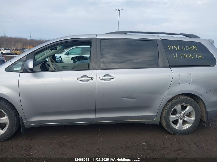 2011 Toyota Sienna Le VIN: 5TDKK3DC7BS170672 Lot: 12466088