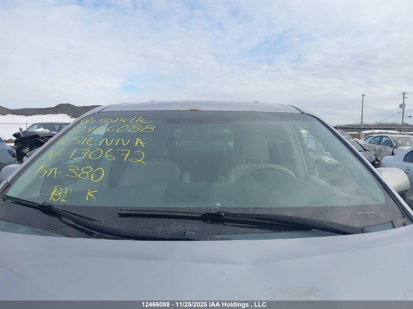 2011 Toyota Sienna Le VIN: 5TDKK3DC7BS170672 Lot: 12466088