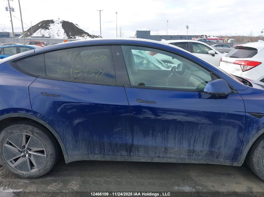 2021 Tesla Model Y Long Range VIN: 5YJYGDEE2MF184391 Lot: 12466109