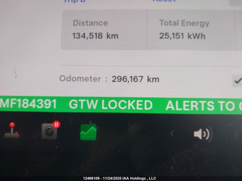 2021 Tesla Model Y Long Range VIN: 5YJYGDEE2MF184391 Lot: 12466109