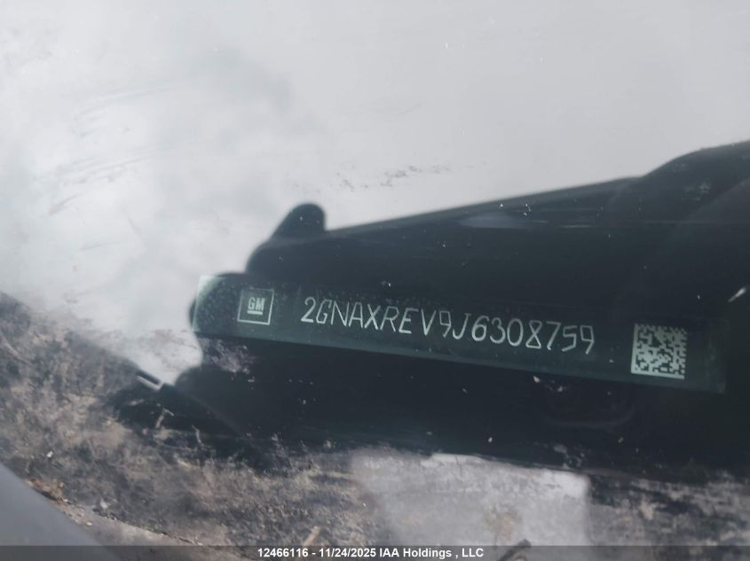 2018 Chevrolet Equinox Ls VIN: 2GNAXREV9J6308759 Lot: 12466116
