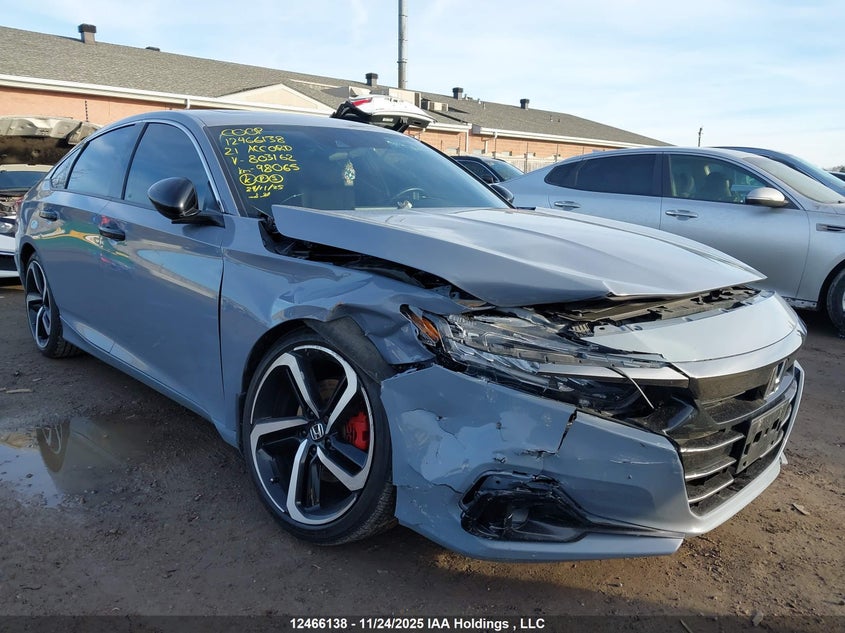2021 Honda Accord Sport VIN: 1HGCV1F38MA803162 Lot: 12466138