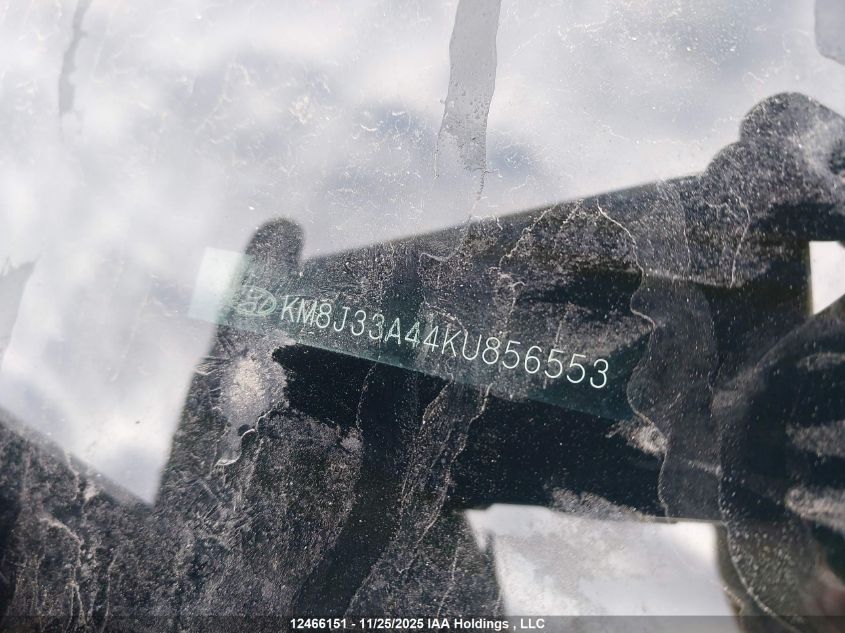 2019 Hyundai Tucson Preferred VIN: KM8J33A44KU856553 Lot: 12466151