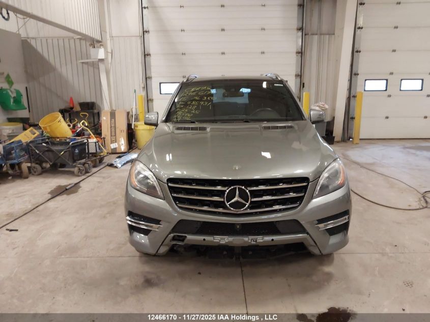 2015 Mercedes-Benz Ml 350 Bluetec VIN: 4JGDA2EBXFA485931 Lot: 12466170