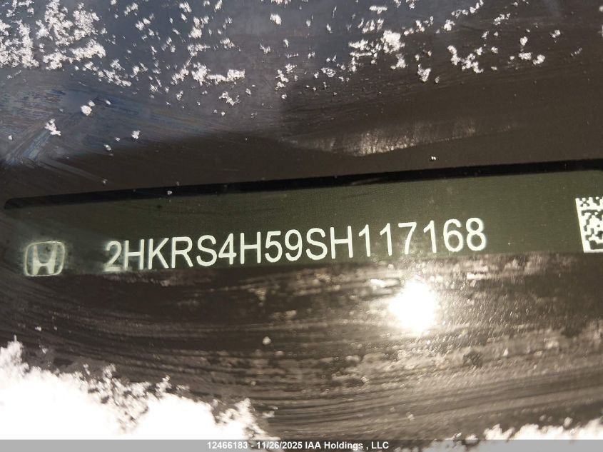 2025 Honda Cr-V Sport VIN: 2HKRS4H59SH117168 Lot: 12466183