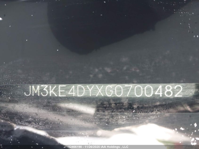 2016 Mazda Cx-5 Gt VIN: JM3KE4DYXG0700482 Lot: 12466198