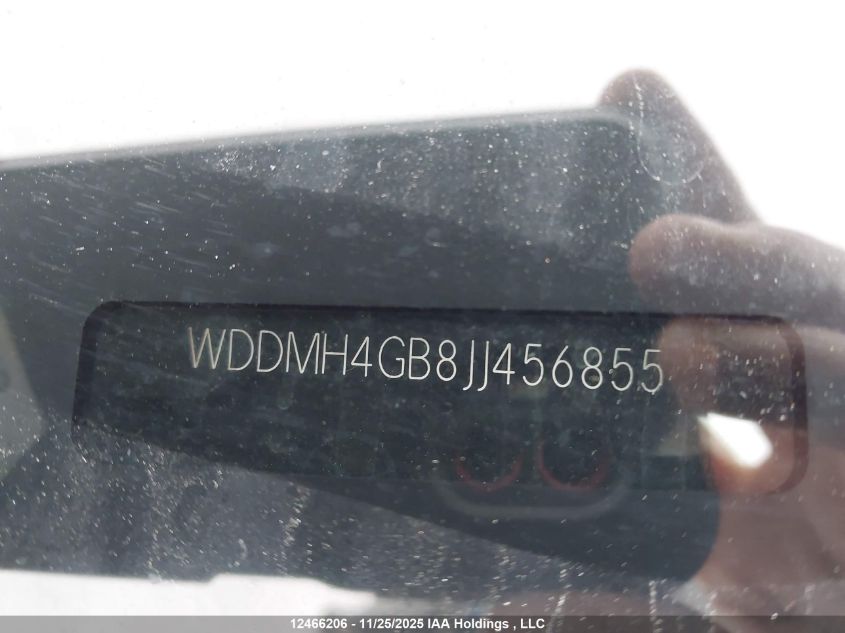 2018 Mercedes-Benz B 250 4Matic Sports Tourer VIN: WDDMH4GB8JJ456855 Lot: 12466206