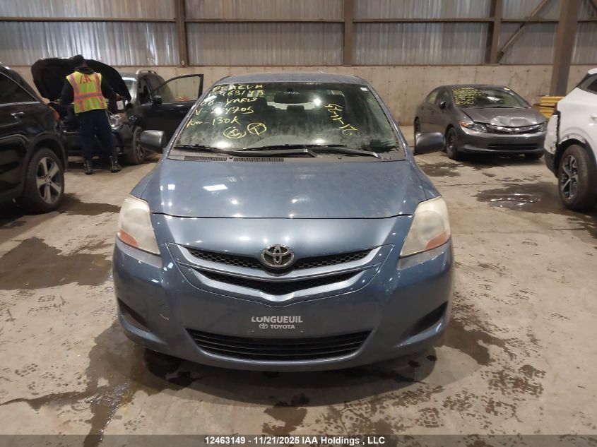 2008 Toyota Yaris VIN: JTDBT923681284705 Lot: 12463149X