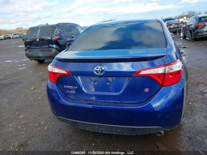 2015 Toyota Corolla S VIN: 2T1BURHE3FC317092 Lot: 12466253
