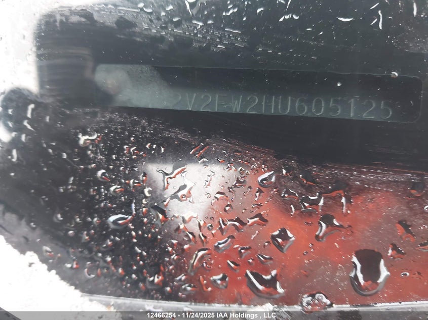 2017 Mitsubishi Lancer VIN: JA32V2FW2HU605125 Lot: 12466254