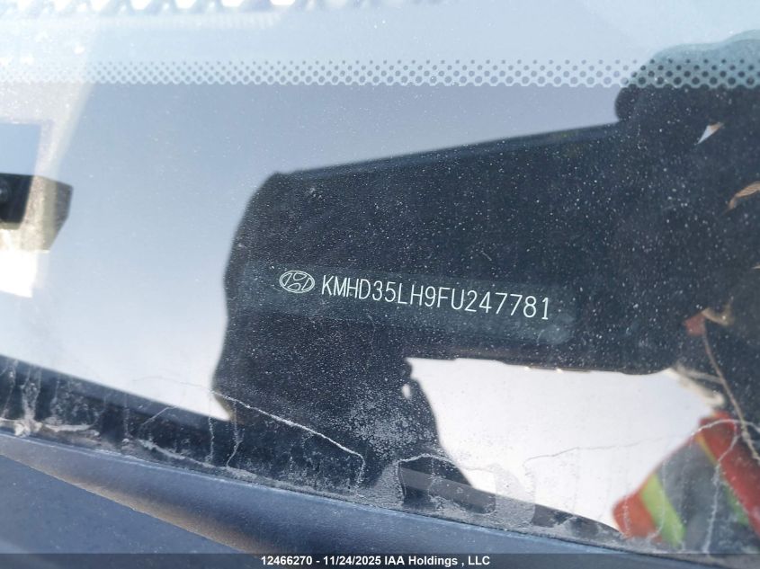 2015 Hyundai Elantra Gt VIN: KMHD35LH9FU247781 Lot: 12466270