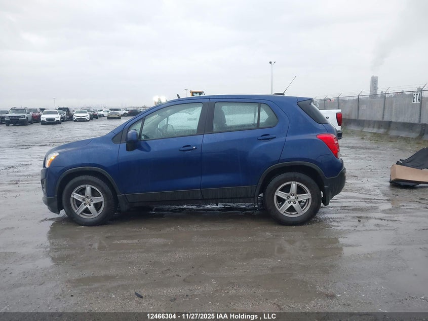 2015 Chevrolet Trax Ls VIN: 3GNCJKSB8FL202270 Lot: 12466304
