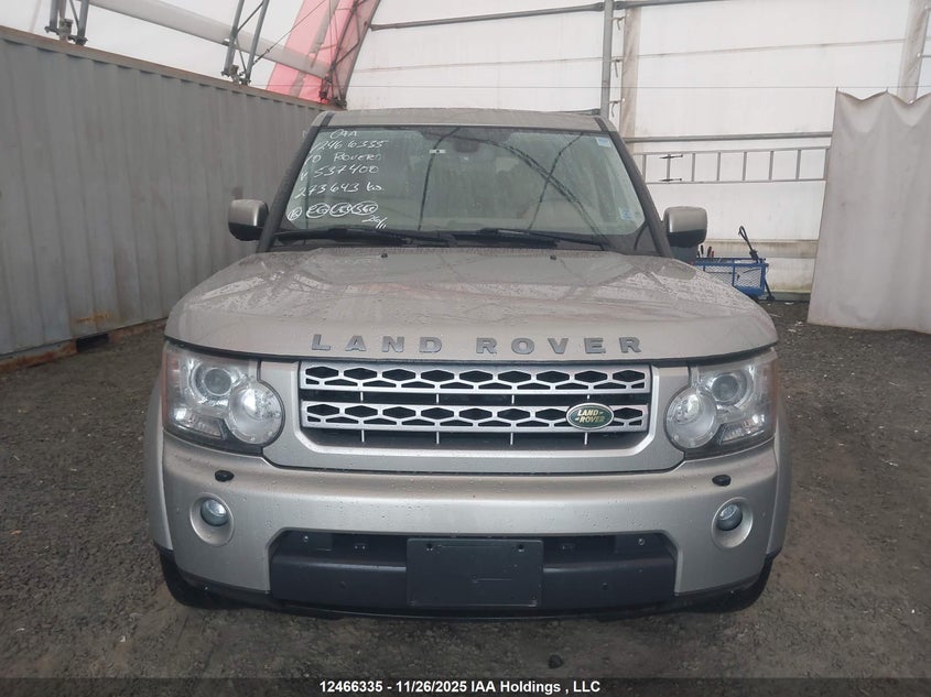 2010 Land Rover Lr4 Hse Luxury VIN: SALAK2D49AA537400 Lot: 12466335