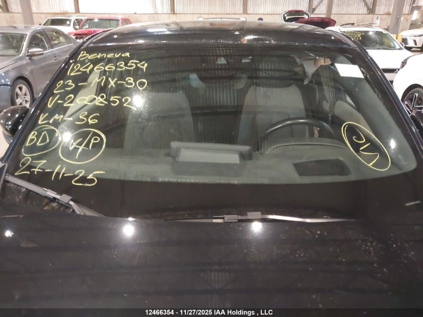 2023 Mazda Mx-30 Ev Gs VIN: JM1DRACB2P0200852 Lot: 12466354