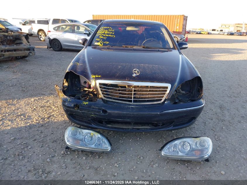 2003 Mercedes-Benz S 430 4Matic VIN: WDBNF83J13A363234 Lot: 12466361