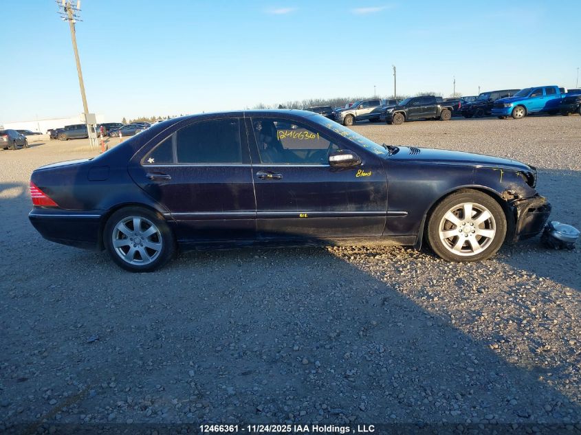 2003 Mercedes-Benz S 430 4Matic VIN: WDBNF83J13A363234 Lot: 12466361