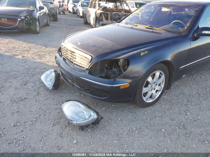 2003 Mercedes-Benz S 430 4Matic VIN: WDBNF83J13A363234 Lot: 12466361