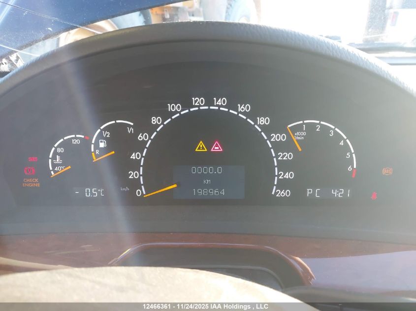 2003 Mercedes-Benz S 430 4Matic VIN: WDBNF83J13A363234 Lot: 12466361