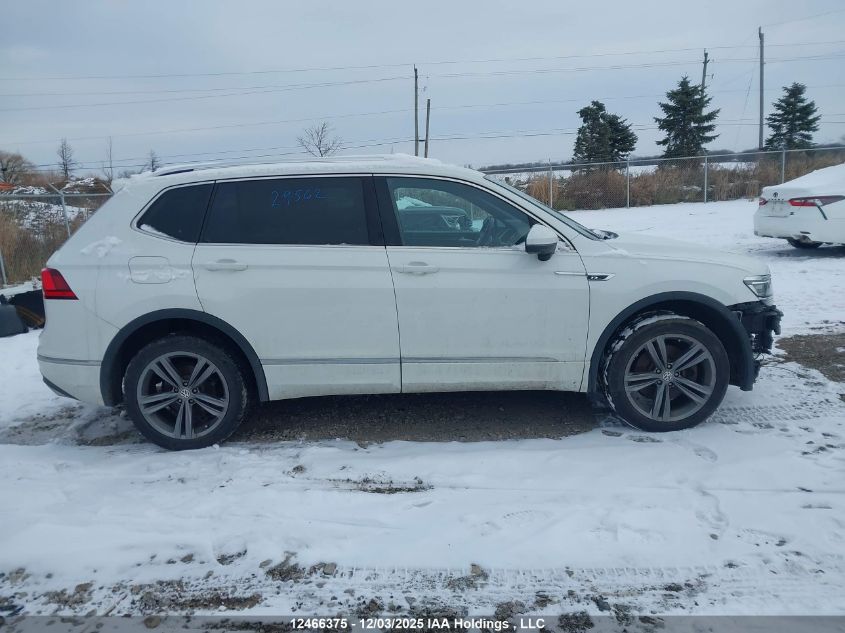 2021 Volkswagen Tiguan Highline VIN: 3VV4B7AX8MM062606 Lot: 12466375