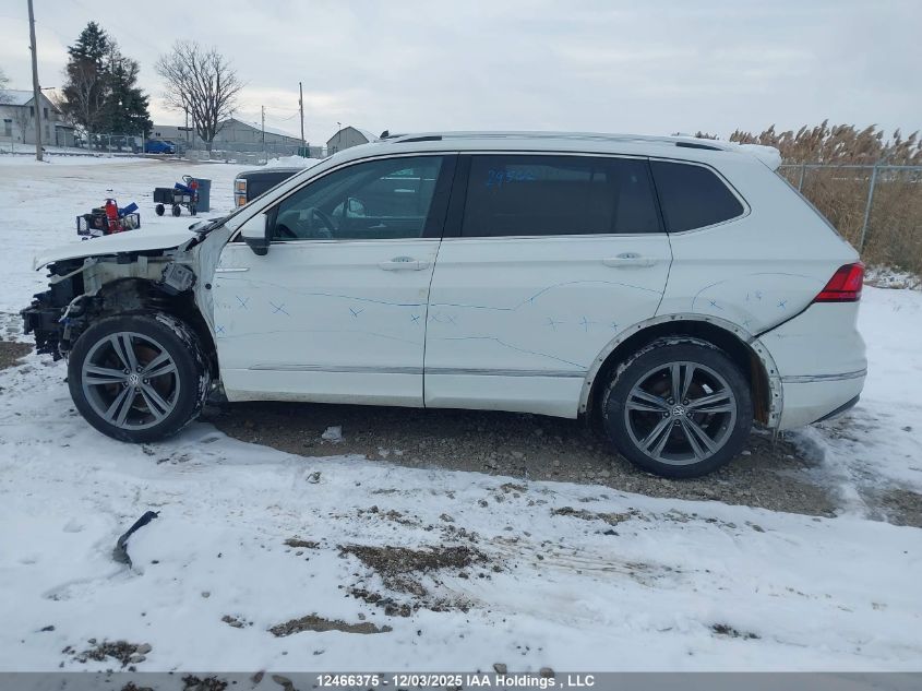2021 Volkswagen Tiguan Highline VIN: 3VV4B7AX8MM062606 Lot: 12466375