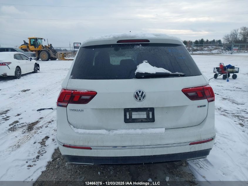 2021 Volkswagen Tiguan Highline VIN: 3VV4B7AX8MM062606 Lot: 12466375