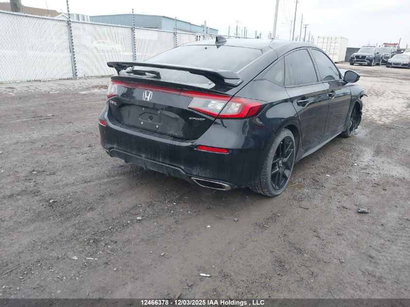 2022 Honda Civic VIN: 19XFL1H86NE400483 Lot: 12466378