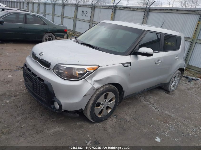 2015 Kia Soul Lx/Lx+ VIN: KNDJN2A21F7815793 Lot: 12466383