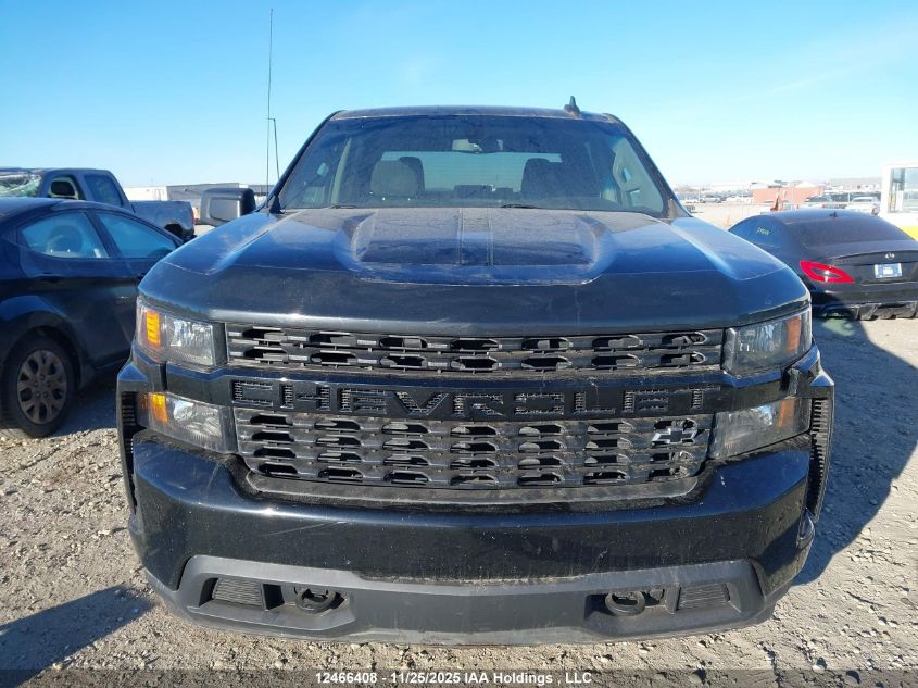 2021 Chevrolet Silverado K1500 Custom VIN: 1GCPYBEK2MZ423435 Lot: 12466408